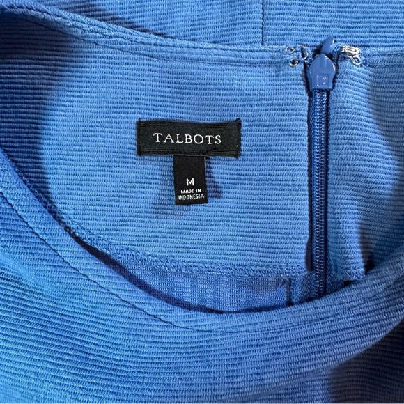 Talbots Sleeveless Midi Dress in Blue - Size Medium - Picture 6 of 8